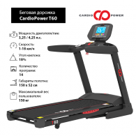 Беговая дорожка CardioPower T60